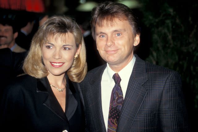 <p>Ron Galella/Ron Galella Collection via Getty</p> Vanna White and Pat Sajak