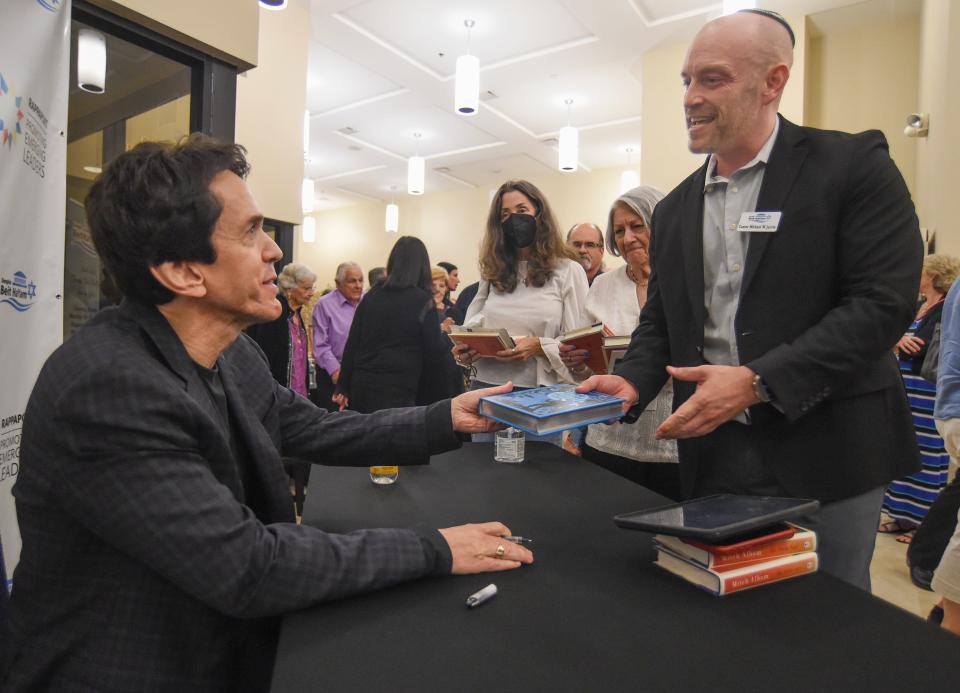 Renowned author Mitch Albom shares message of hope and with