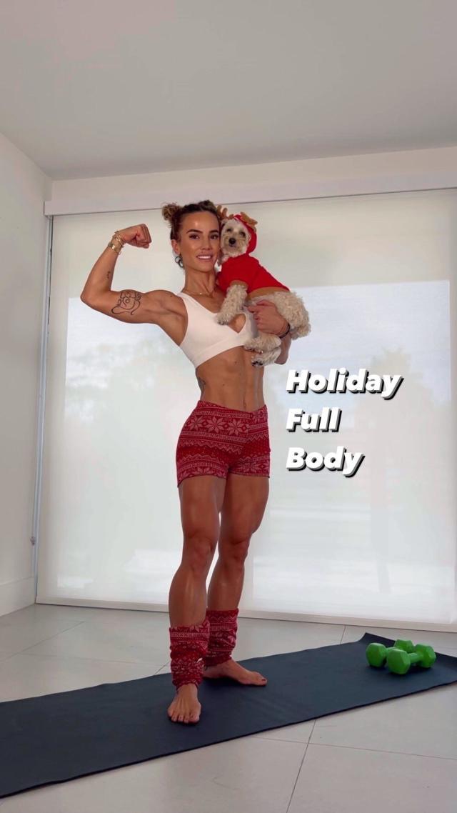 Celebrity Fitness Trainer Senada Greca Shares An At-Home Holiday Workout