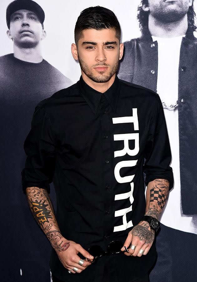 Zayn Malik doesn't look like this anymore. Photo: Getty.