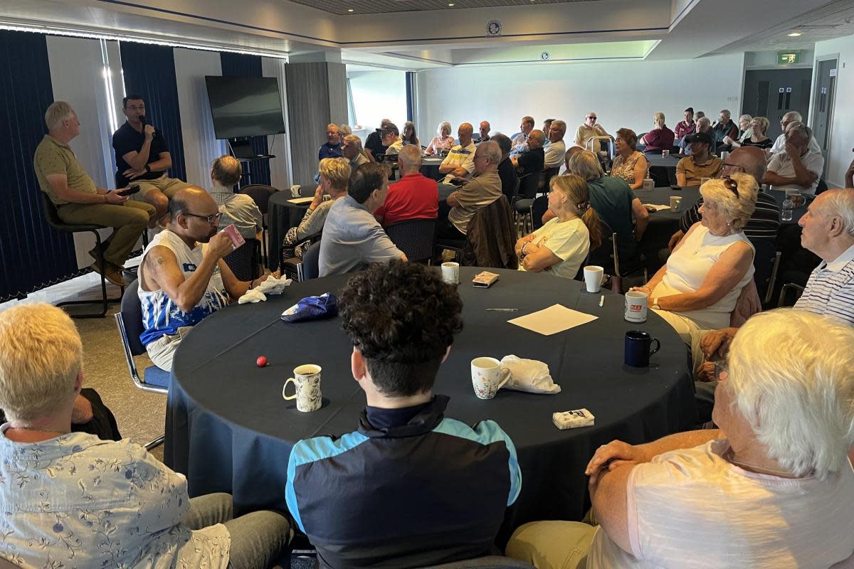 Former Blackburn Rovers manager Gary Bowyer said he was honoured to speak to members of 'Remember the Rovers' group at Ewood Park. <i>(Image: BRFC Trust)</i>