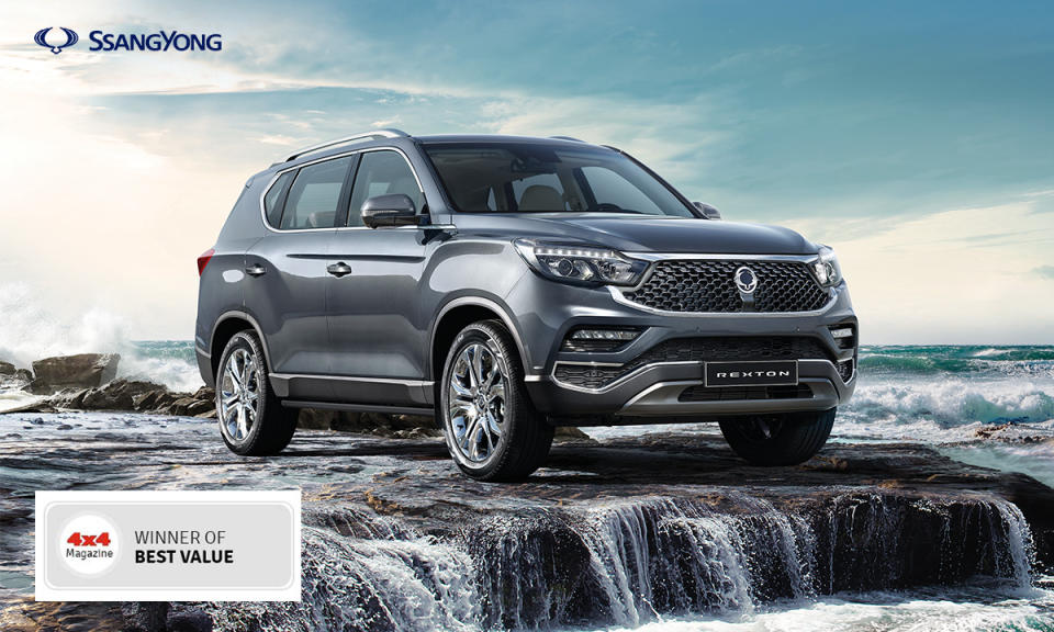 SsangYong Rexton 七人座越野旗艦休旅連續三年（2018-2020）榮獲英國 4x4 Magazine 年度風雲越野車大賞。