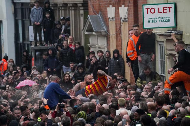 Shrove Tuesday Atherstone Ball Game 2024