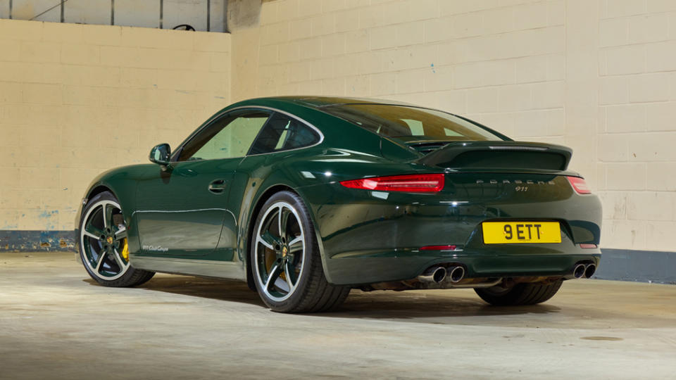 A 2012 Porsche 911 Club Coupe.