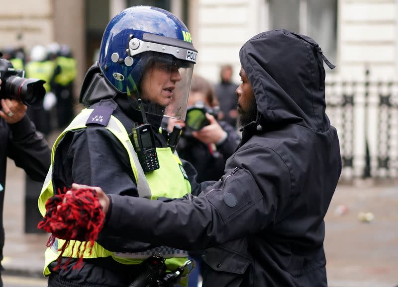 Protest against the death of George Floyd, in London