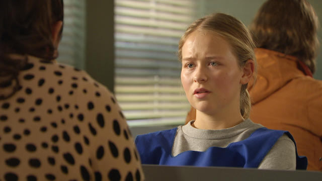 FROM ITV

STRICT EMBARGO
Print media - No Use Before Tuesday Tuesday 30th November 2021
Online Media - No Use Before 0700hrs  Tuesday 30th November 2021

Emmerdale - 9227

Thursday 9th December 2021 - 1st Ep

Liv FLAHERTY [ISOBEL STEELE]  is stunned as Mandy Dingle [LISA RILEY] demands that she cut all contact with Vinny. 

Picture contact - David.crook@itv.com

This photograph is (C) ITV Plc and can only be reproduced for editorial purposes directly in connection with the programme or event mentioned above, or ITV plc. Once made available by ITV plc Picture Desk, this photograph can be reproduced once only up until the transmission [TX] date and no reproduction fee will be charged. Any subsequent usage may incur a fee. This photograph must not be manipulated [excluding basic cropping] in a manner which alters the visual appearance of the person photographed deemed detrimental or inappropriate by ITV plc Picture Desk. This photograph must not be syndicated to any other company, publication or website, or permanently archived, without the express written permission of ITV Picture Desk. Full Terms and conditions are available on  www.itv.com/presscentre/itvpictures/terms
