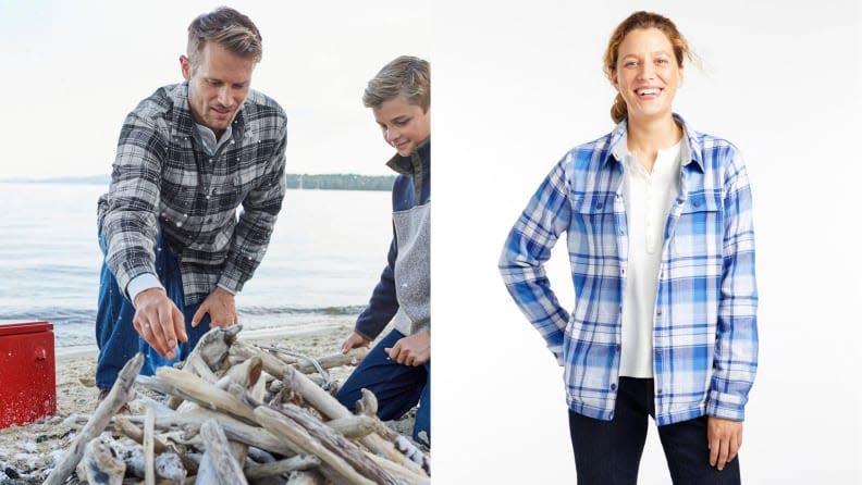 Layer or wear this fleece-lined flannel on its own for the ultimate in comfort.