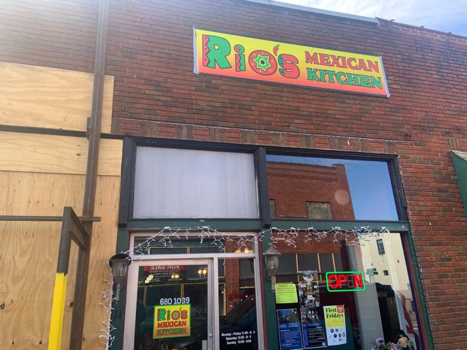 Ríos Mexican Kitchen is located at 14 South Main Street in downtown Mars Hill.