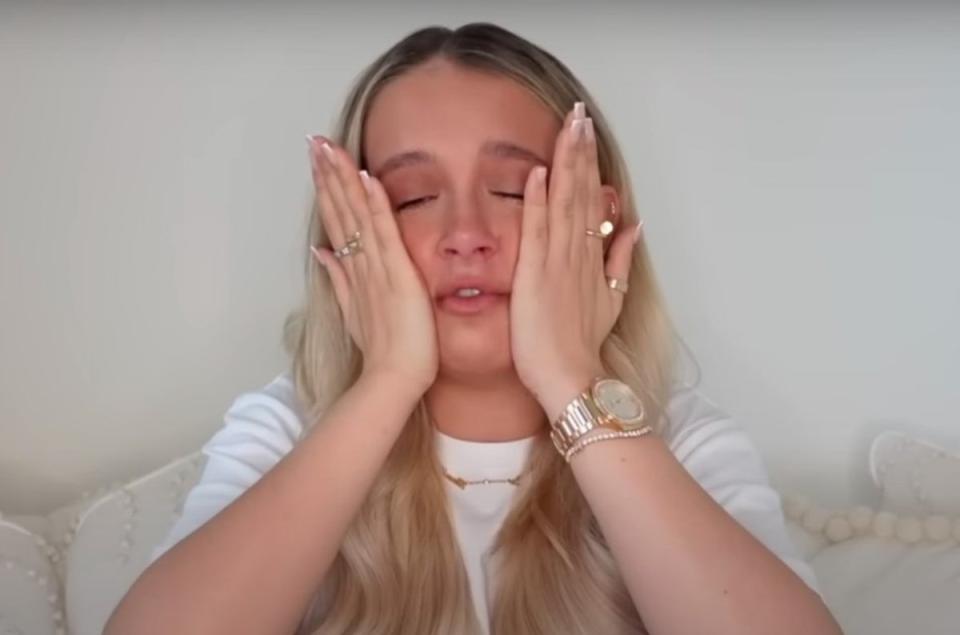 The star, 23, was applauded for her candour by fans (YouTube/MollyMaeHague)