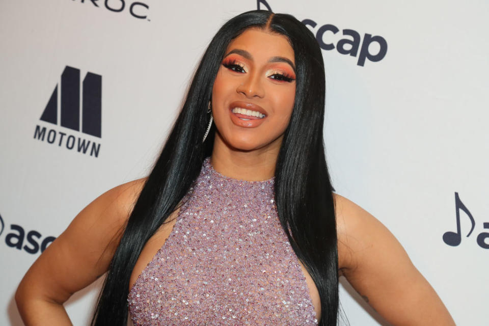 Cardi B is showing support for Bernie Sanders. (Photo: Leon Bennett/WireImage)