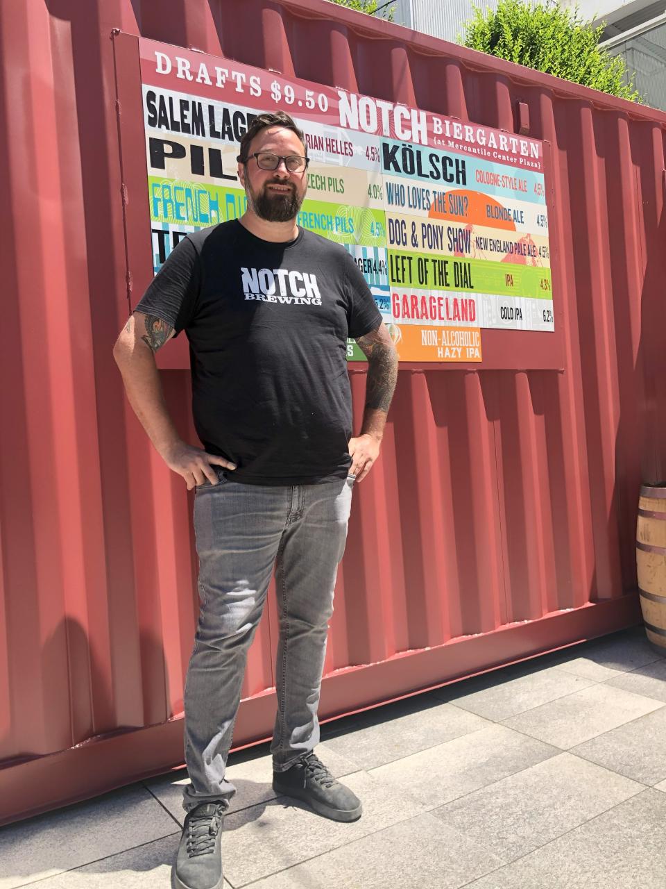 Sam Schwartz, who has spent 20 years in craft beer, including a stint at Lord Hobo, will manage the Notch Biergarten this summer.