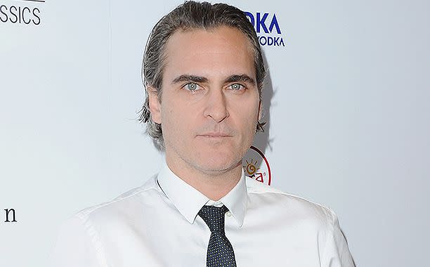 Jon Kopaloff/FilmMagic Actor Joaquin Phoenix arrives at the Writers Guild Awards on July 9, 2015