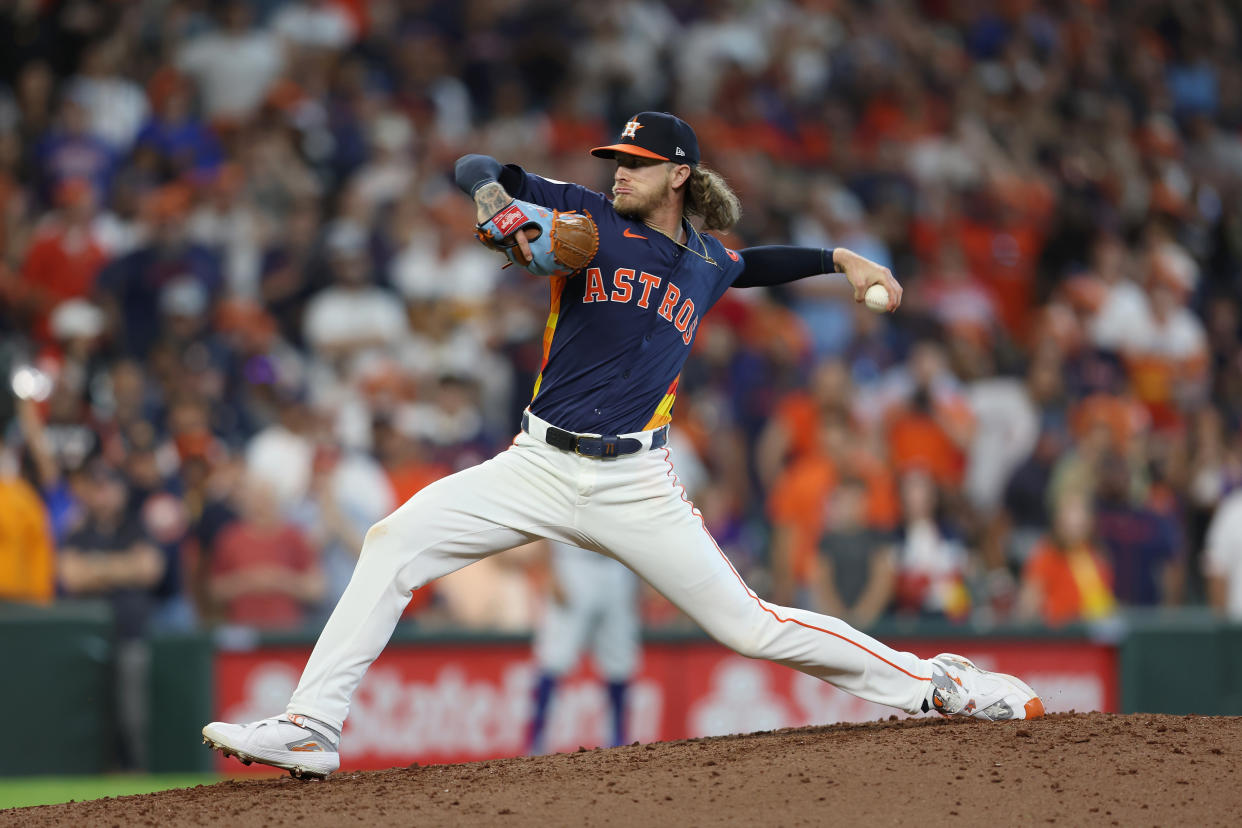 Josh Hader and the Astros have gotten off to a terrible start, but there's still plenty of reason for optimism after a closer look at the numbers. (Photo by Tim Warner/Getty Images)