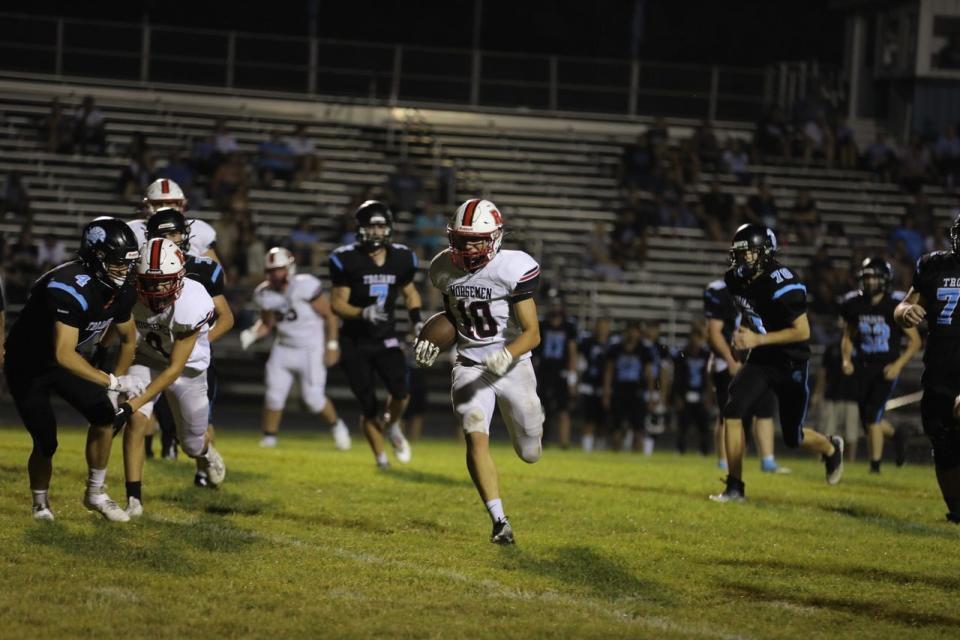 Jake Berggren and Roland-Story are looking to avenge last year's 49-26 loss to Nevada when the Norsemen travel to Nevada to take on the 3A No. 7 Cubs this Friday at Cub Stadium in Nevada.