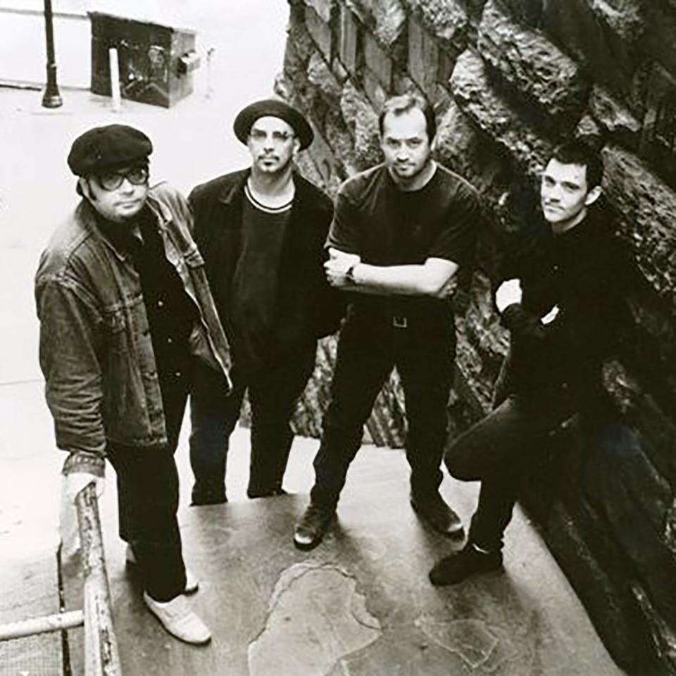 The Smithereens, from left to right, Dennis Diken, Pat DiNizio, Jim Babjak and Mike Mesaros.