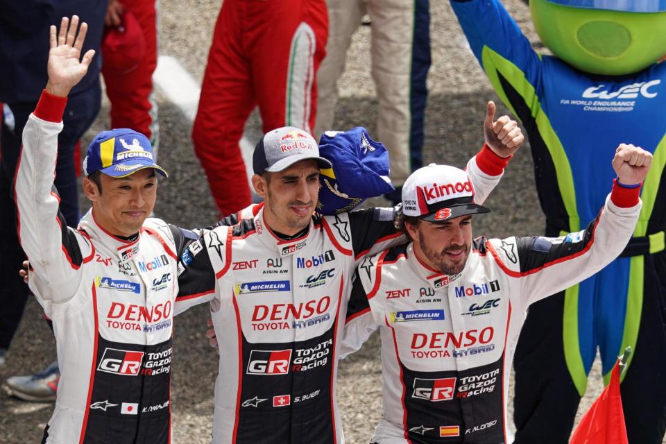 Fernando Alonso wins Le Mans 24-hour race with Toyota for second successive year