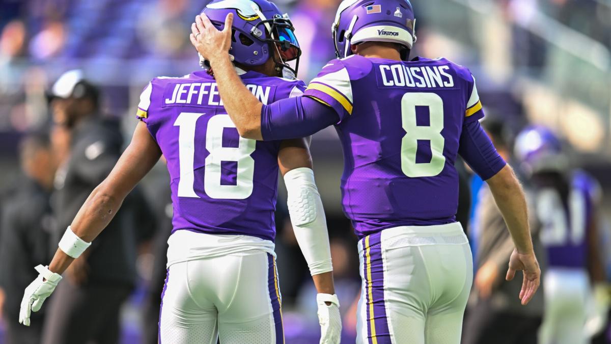 Justin Jefferson “not mad” at Kirk Cousins for leaving Vikings