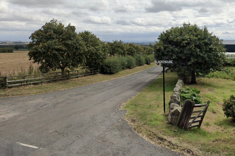 The incident happened near Blackhouse Farm in Eyemouth