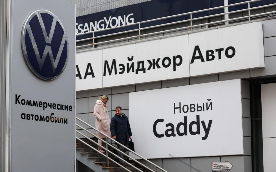 Russia car sales sanctions - Vyacheslav Prokofyev/TASS