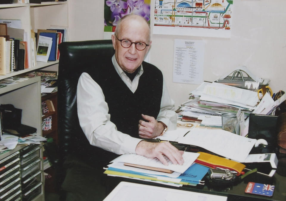 This undated photo provided by John Short's family, shows Australian missionary John Short in Hong Kong. Short has been detained while on a tour of North Korea, his family said on Wednesday, Feb. 19, 2014. Short went to North Korea in a regular tour group last week with one other person, who returned to China on Tuesday and told the family Short had been questioned and arrested at his Pyongyang hotel on Sunday, according to a statement released by the family. (AP Photo/Family of John Short) EDITORIAL USE ONLY