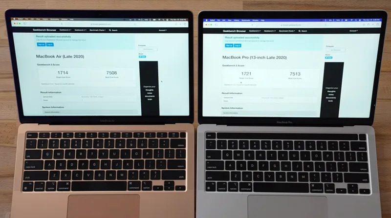 M1 版 MacBook Pro vs MacBook Air 全方面比較