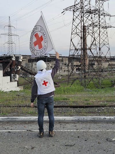 Could a humanitarian organisation such as the Red Cross facilitate peace negotiations between Russia and Ukraine? International Committee of the Red Cross/AP