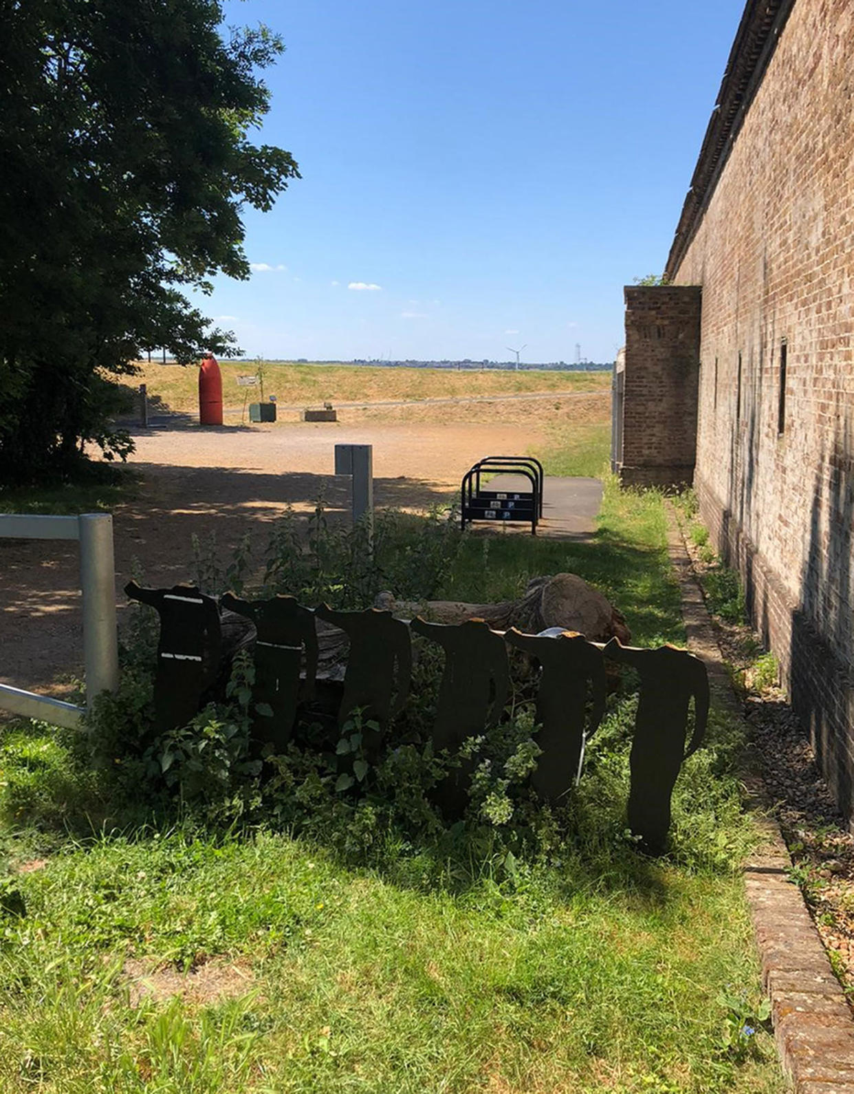 The statues were vandalised at Purfleet Garrison Community Centre between 8pm on Friday and 10am the next day. (Picture: PA/Cllr Qaisar Abbas)