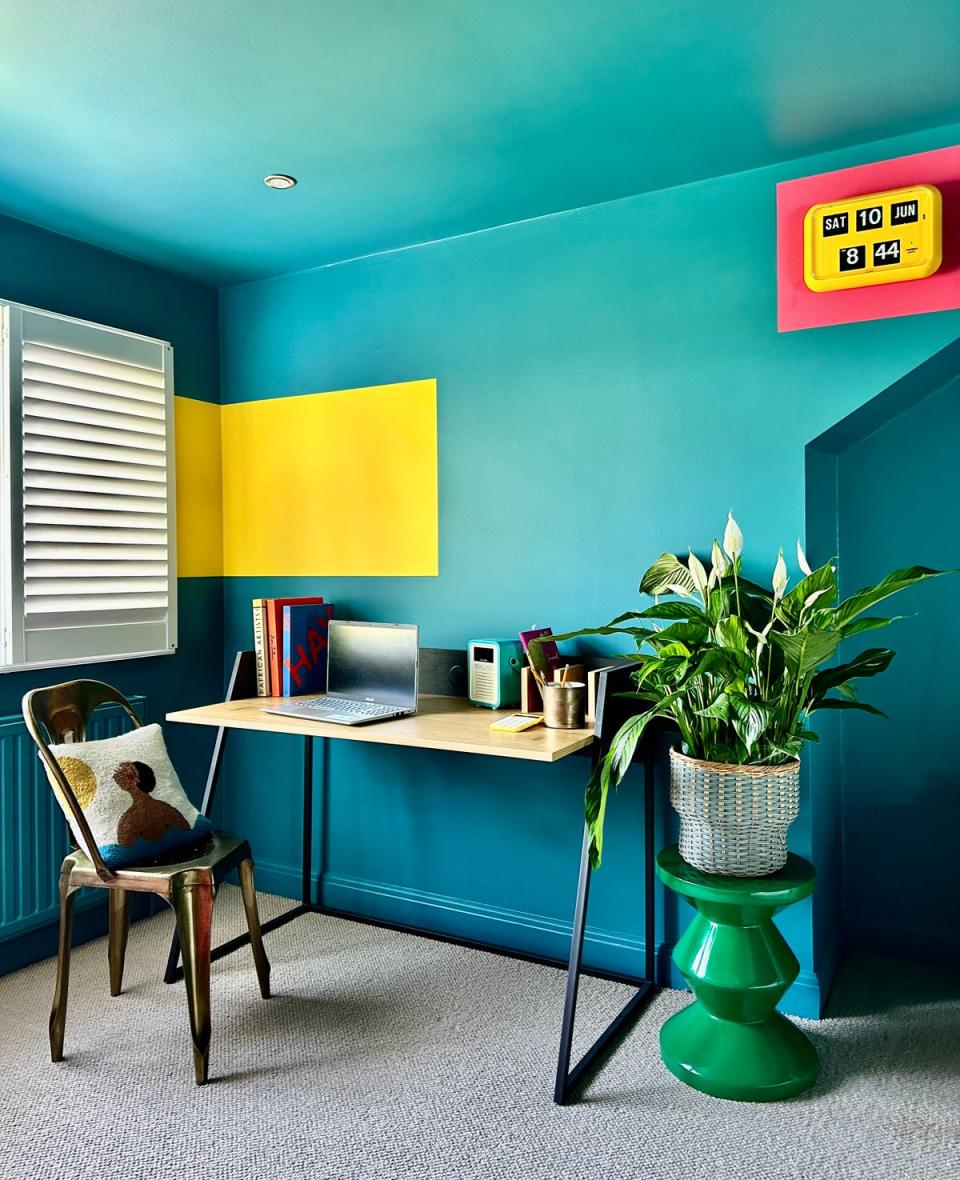 Natasha Landers is a fan of bold colours and mid-century furniture (Handout)