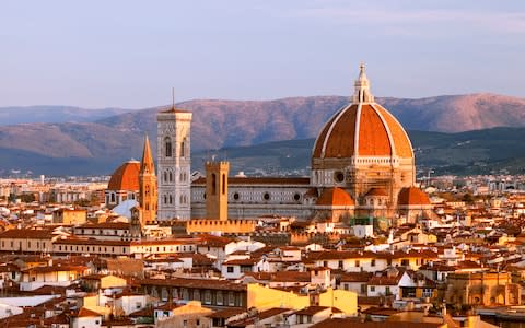 Temperatures in Florence stay mild until November - Credit: This content is subject to copyright./Danita Delimont