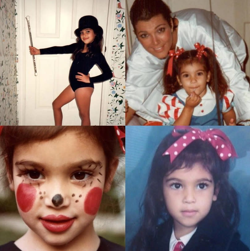 Der erste Schrecken über den Raubüberfall in Paris ist überwunden – nun ist es wieder an der Zeit für ein paar schöne Erinnerungen! Zu ihrem 36. Geburtstag wurde Kim Kardashian von ihrer Familie auf Instagram nicht nur mit Glückwünschen, sondern auch mit süßen Schnappschüssen aus der Vergangenheit überschüttet. Mama Kris Jenner postete diese Collage aus Fotos von Mini-Kim, und … (Bild: Instagram/krisjenner)