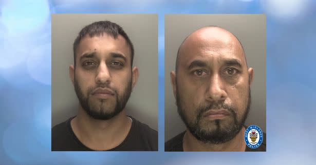  Raja Malik (L) and Mohammed Nawaz were convicted of assault. Police)