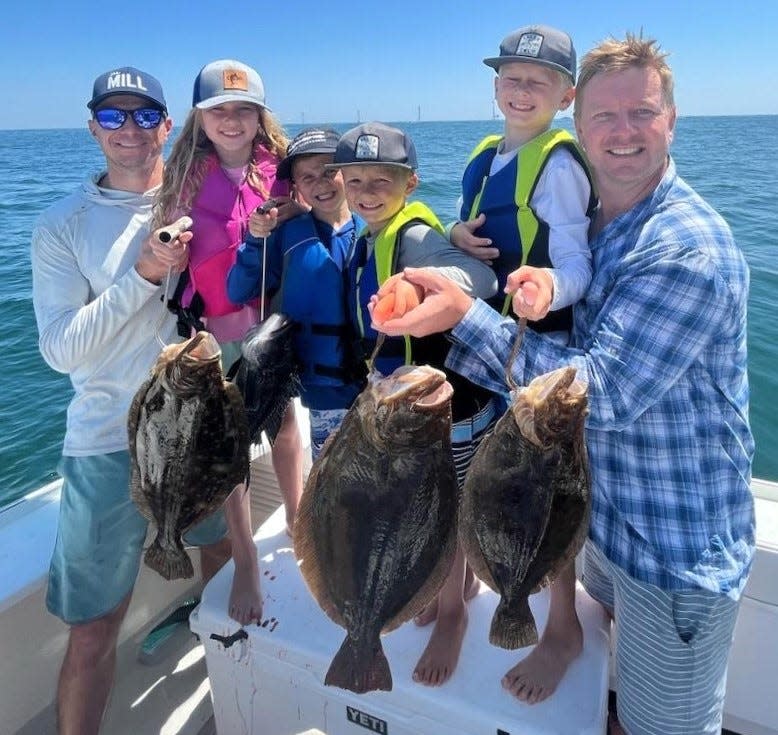 The Best Block Island Inshore Fishing Tournament Team Photo was awarded last year to "Defiant," led by Eugene Burge.