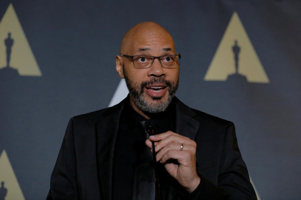 John Ridley speaks at a reception for nominated foreign film directors before the 89th Academy Awards in Hollywood, Los Angeles, California, U.S., February 24, 2017.  REUTERS/Lucas Jackson