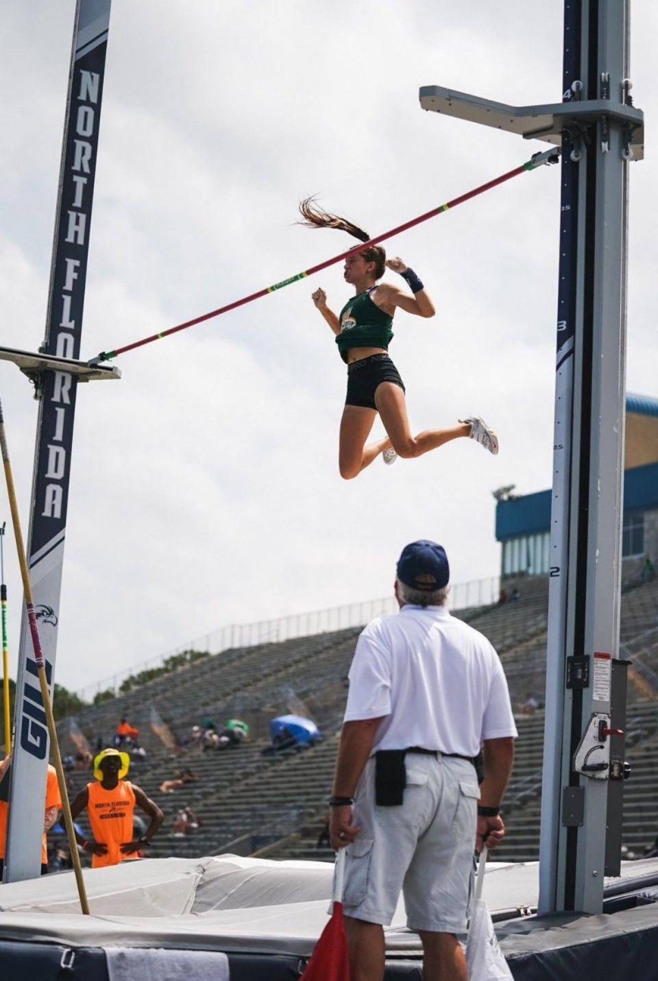 DeLand's Kylie Neira became Volusia County's first state pole vaulting champion since 1999, clearing the bar at 3.75 meters last May.