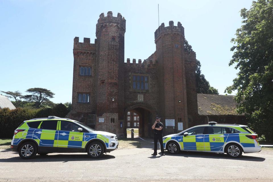 Mr Hilder died on the grounds of the 15th-Century Castle (PA)