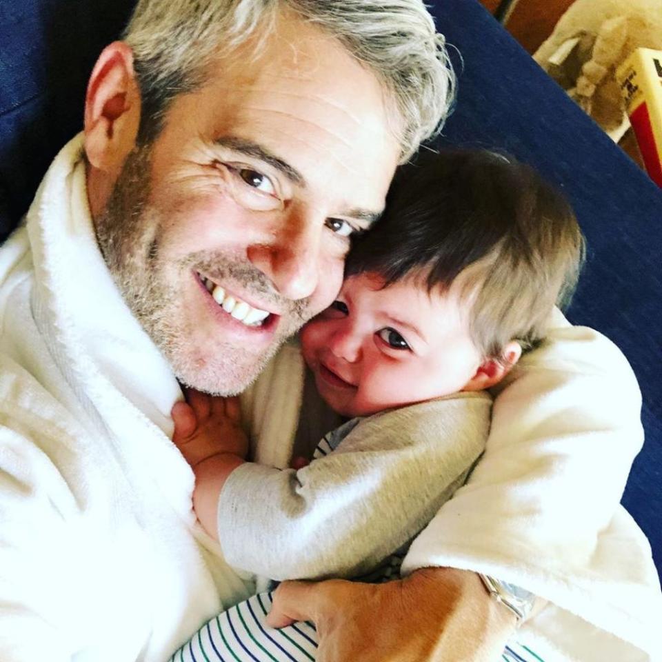 Andy Cohen with baby Benjamin | Andy Cohen/ Instagram