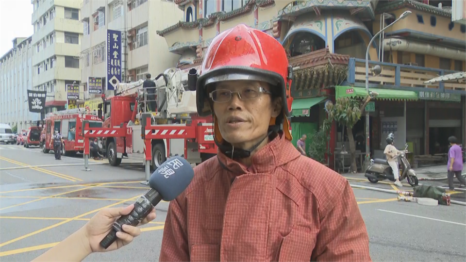 高雄市消第一大隊副大隊長陳秋蒼。（圖／民視新聞）