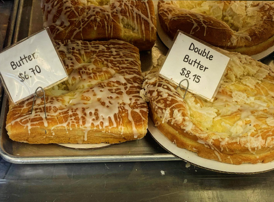 Coffeecakes from North College Hill Bakery, in North College Hill.