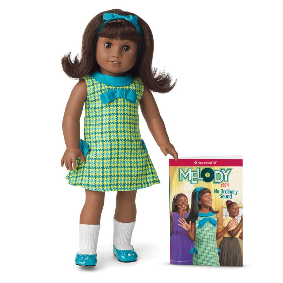 <p><a href="https://go.redirectingat.com?id=74968X1596630&url=https%3A%2F%2Fwww.americangirl.com%2Fproducts%2Fmelody-doll-book-gdv75&sref=https%3A%2F%2Fwww.housebeautiful.com%2Flifestyle%2Fentertainment%2Fg45912159%2Famerican-girl-doll-decorating-styles%2F" rel="nofollow noopener" target="_blank" data-ylk="slk:Shop Now;elm:context_link;itc:0;sec:content-canvas" class="link ">Shop Now</a></p><p>Melody Ellison </p><p>americangirl.com</p><p>$115.00</p><span class="copyright">American GIrl</span>