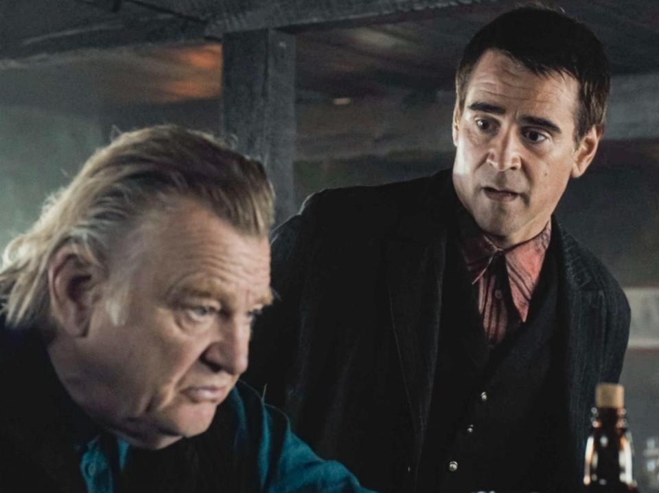 Brendan Gleeson and Colin Farrell in ‘The Banshees of Inisherin’ (Searchlight Pictures)