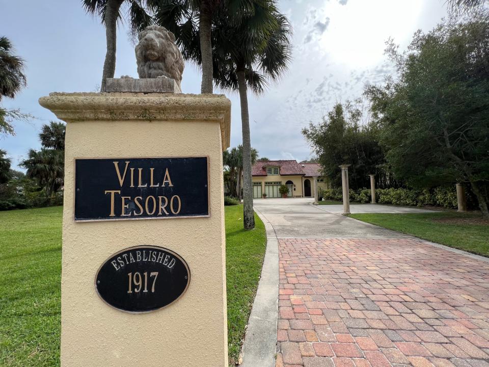 This beachside luxury home at 211 John Anderson Drive in Ormond Beach sold on Nov. 10, 2023 for $2.7 million. Built in 1917, the 7-bedroom, 8-bath, 8,274-square-foot mansion is known as Villa Tesoro. Its sale comes on the heels of the Florida Realtors' home sales report for October which showed two dozen luxury homes selling for more than $1 million in Volusia County.