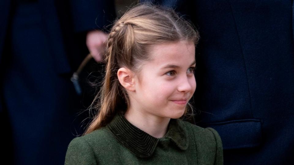 PHOTO: Princess Charlotte of Wales attends Christmas Morning Service on Dec. 25, 2023 (Mark Cuthbert/UK Press via Getty Images)