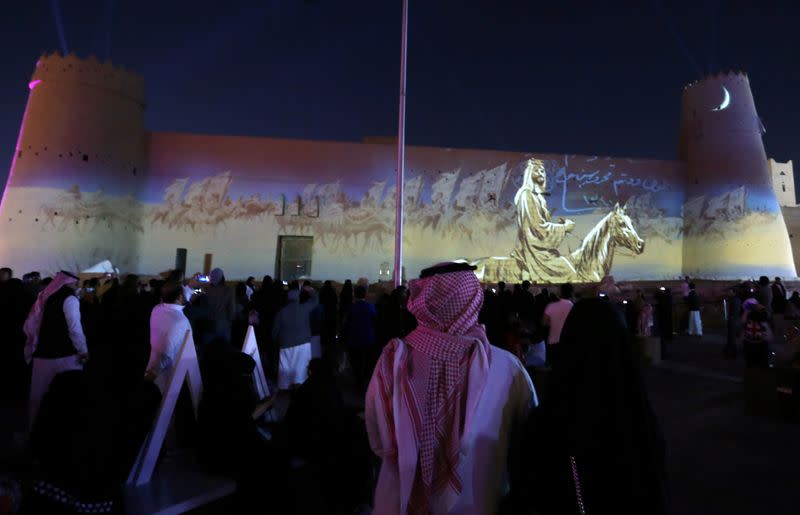 iFormer execution site turned into cultural showcase titled "Riyadh's Pulse\