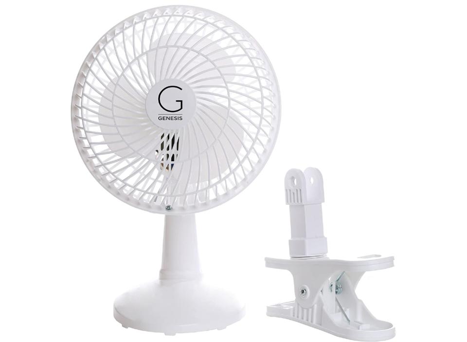 For those extra stuffy office spaces, try this portable desktop fan. (Source: Amazon)
