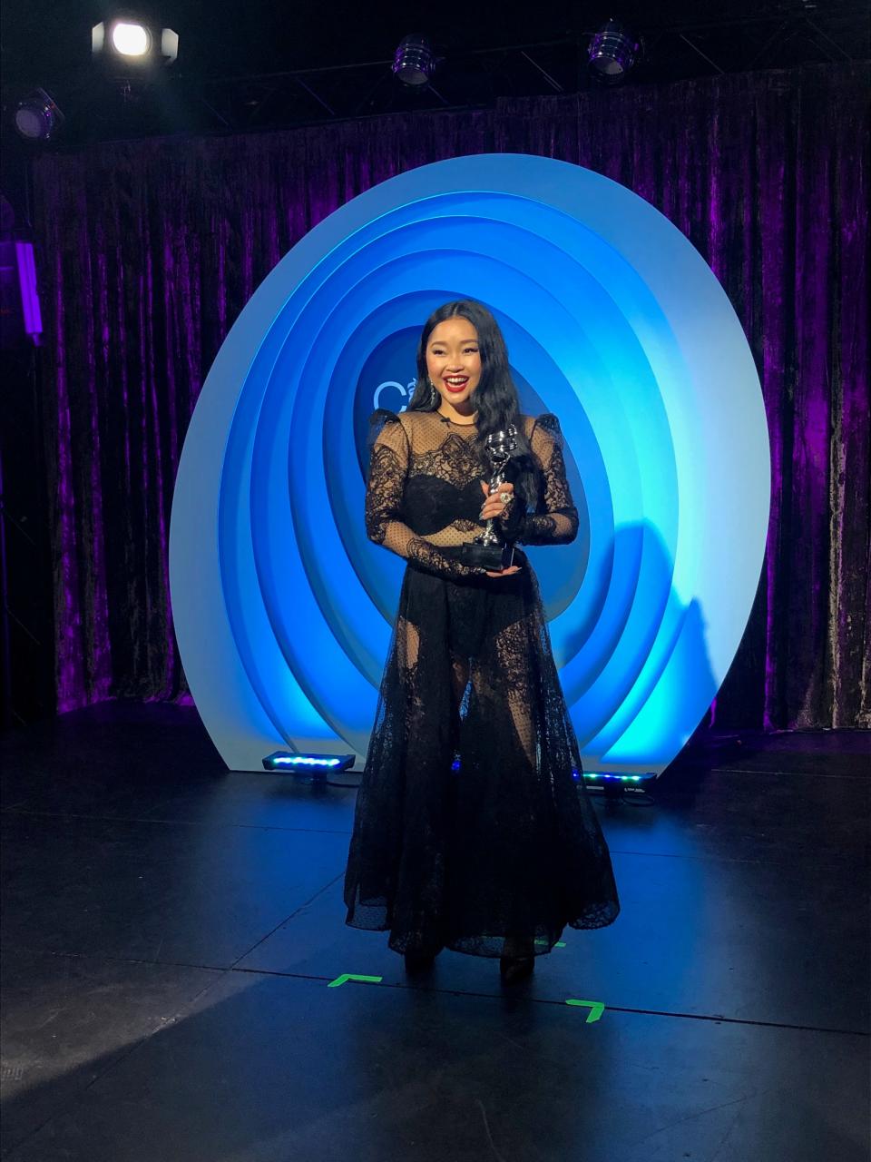 Inside Lana Condor’s Glamorous Night Hosting the Costume Designers Guild Awards