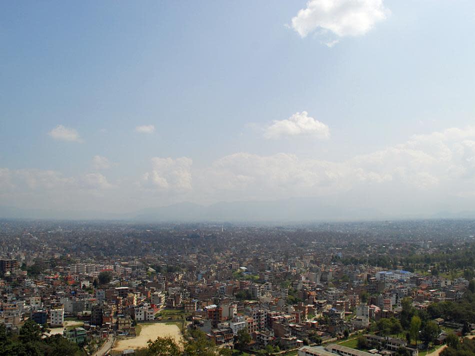 Aerial photo Kathmandu