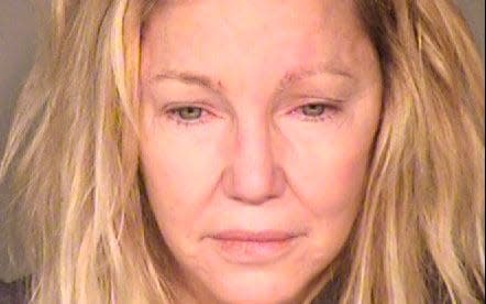 A booking photo released by the Ventura County Sheriff's Office shows actress Heather Locklear - Ventura County Sheriffâ€™s Office