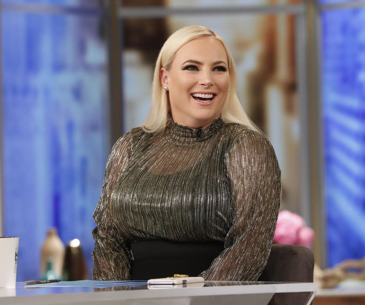 THE VIEW - Howard Stern is the guest today Thursday, 5/15/19 on ABC's "The View." "The View" airs Monday-Friday (11am-12pm, ET) on ABC.   (Photo by Lou Rocco/Walt Disney Television via Getty Images)  MEGHAN MCCAIN