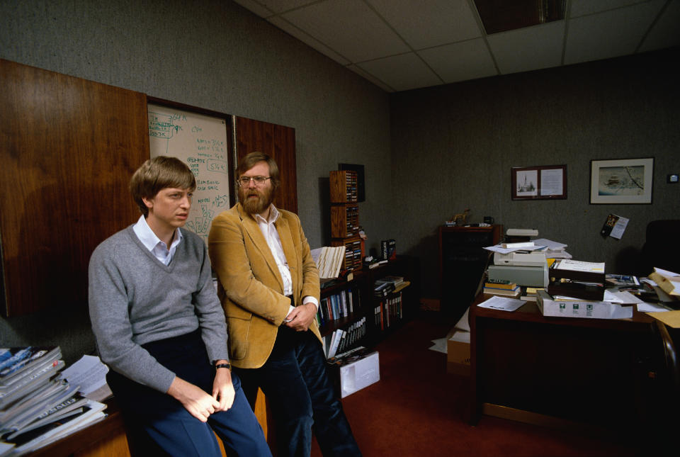 Bill Gates et Paul Allen en 1984