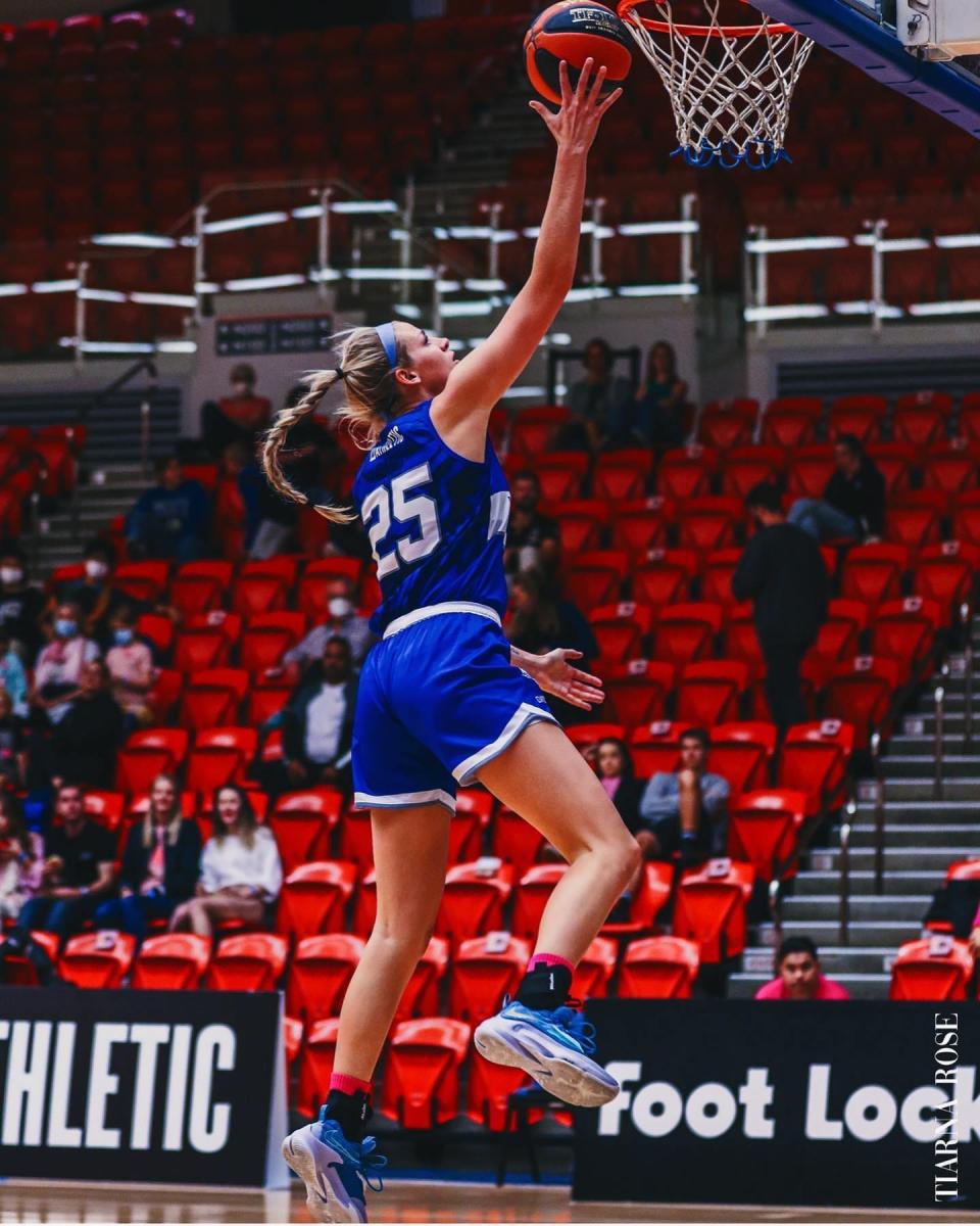 Former Ashland University women's basketball standout Sara Loomis is playing professionally overseas.